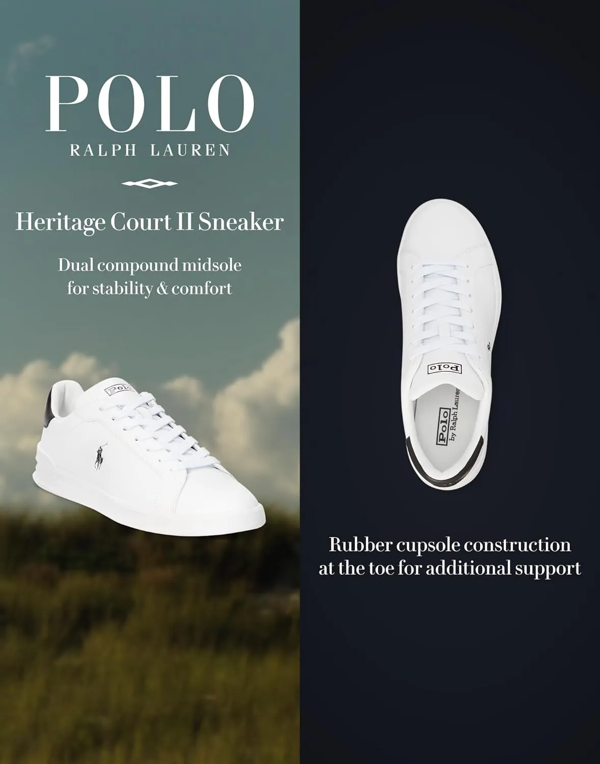 Polo Ralph Lauren Men's Heritage Court II Sneaker