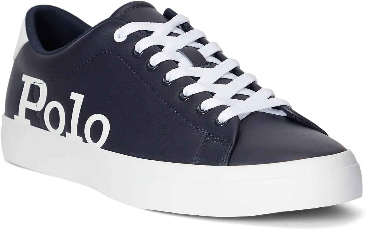 Polo Ralph Lauren Men's Longwood Logo Leather Sneaker