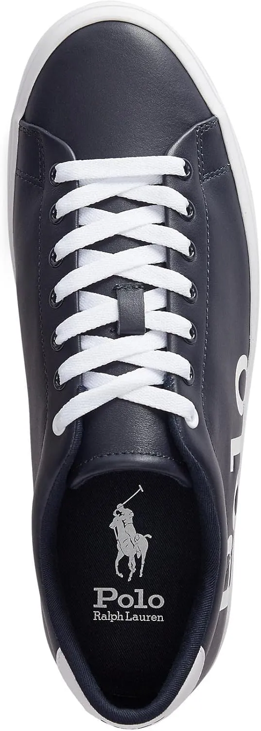 Polo Ralph Lauren Men's Longwood Logo Leather Sneaker