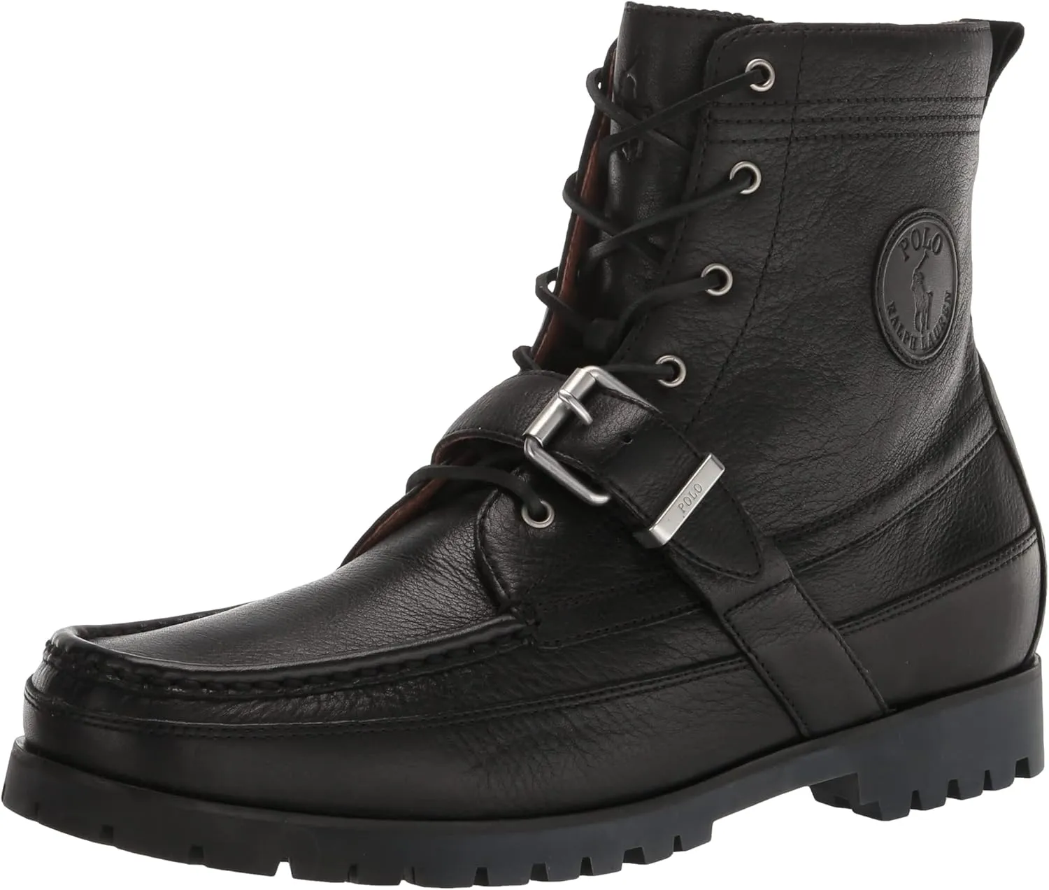 POLO RALPH LAUREN Ranger Boot Black 1 13 D (M)