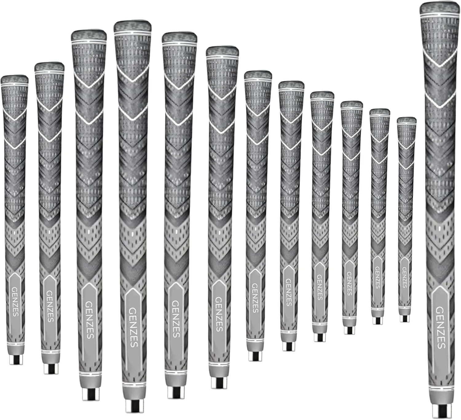 Premium Rubber Golf Grips 13 Pack| All Weather Control and High Feedback Golf Club Grips| Non-Slip High Traction Golf Club Grips| Rubber Golf Grip Undersize/Standard/Midsize