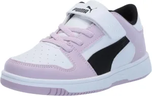 PUMA Unisex-Child Rebound Layup Lo Hook and Loop Sneaker