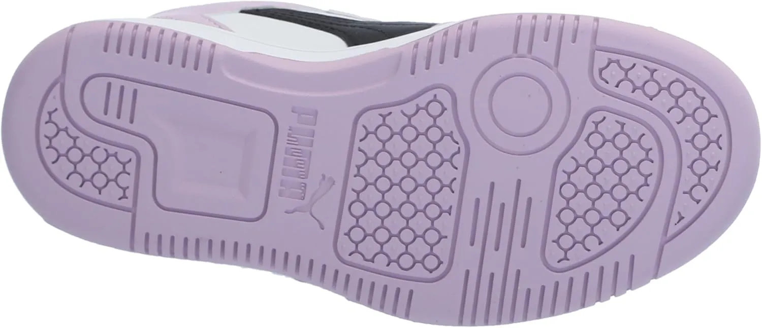 PUMA Unisex-Child Rebound Layup Lo Hook and Loop Sneaker