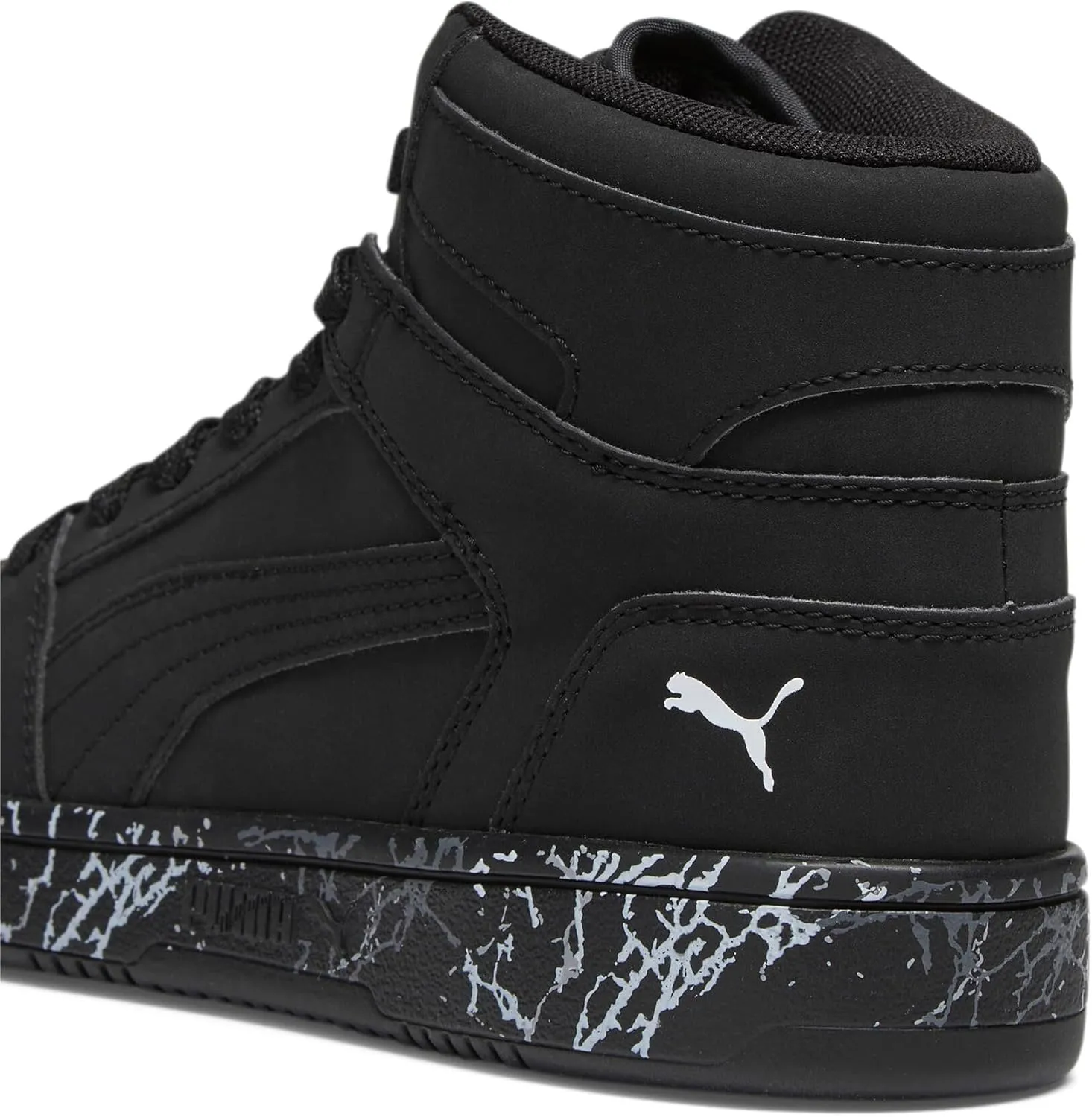 PUMA Unisex-Child Rebound Layup Mid Sneaker