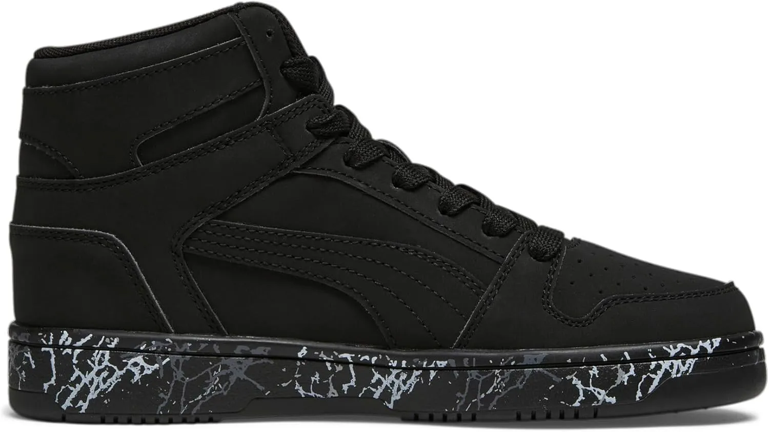 PUMA Unisex-Child Rebound Layup Mid Sneaker