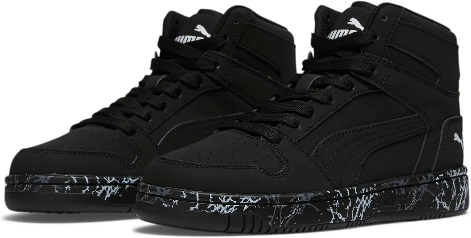 PUMA Unisex-Child Rebound Layup Mid Sneaker
