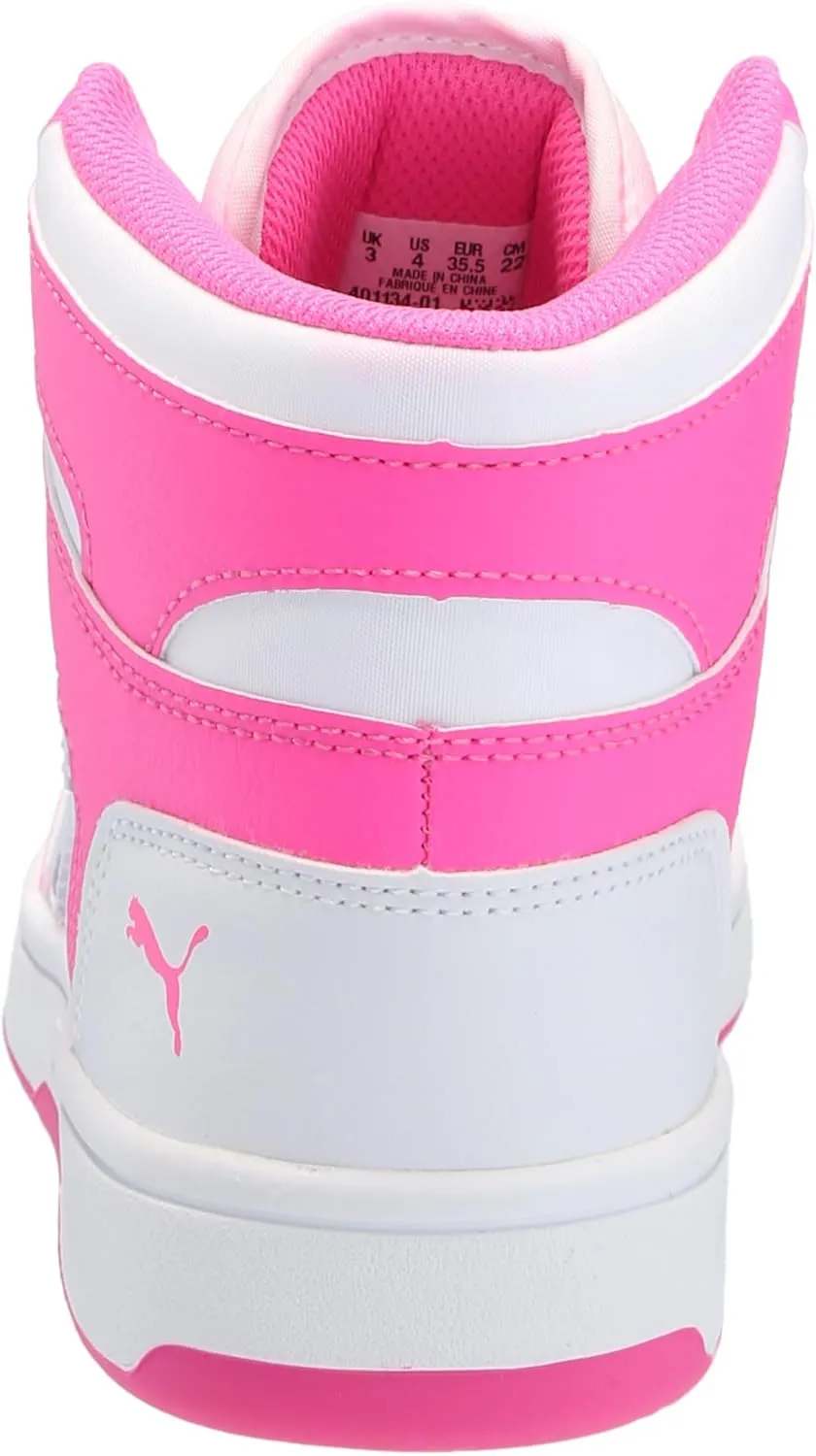 PUMA Unisex-Child Rebound Layup Synthetic Leather Hook and Loop Sneaker