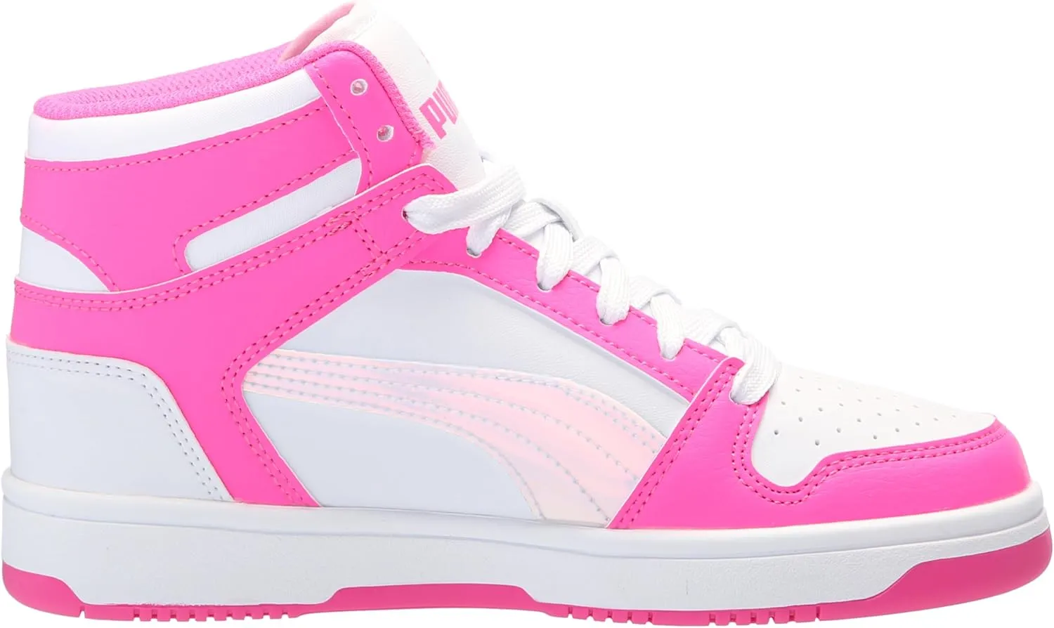 PUMA Unisex-Child Rebound Layup Synthetic Leather Hook and Loop Sneaker