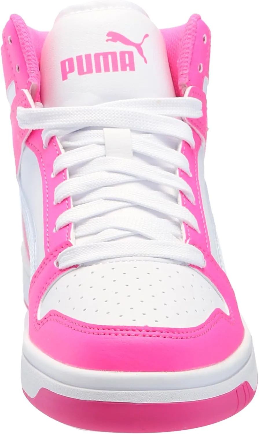 PUMA Unisex-Child Rebound Layup Synthetic Leather Hook and Loop Sneaker