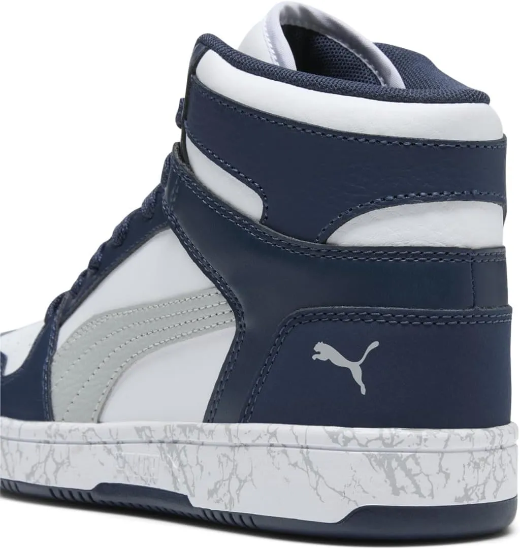 PUMA Unisex-Child Rebound Layup Synthetic Leather Hook and Loop Sneaker