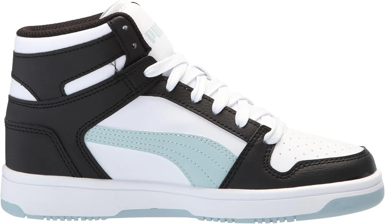 PUMA Unisex-Child Rebound Layup Synthetic Leather Hook and Loop Sneaker