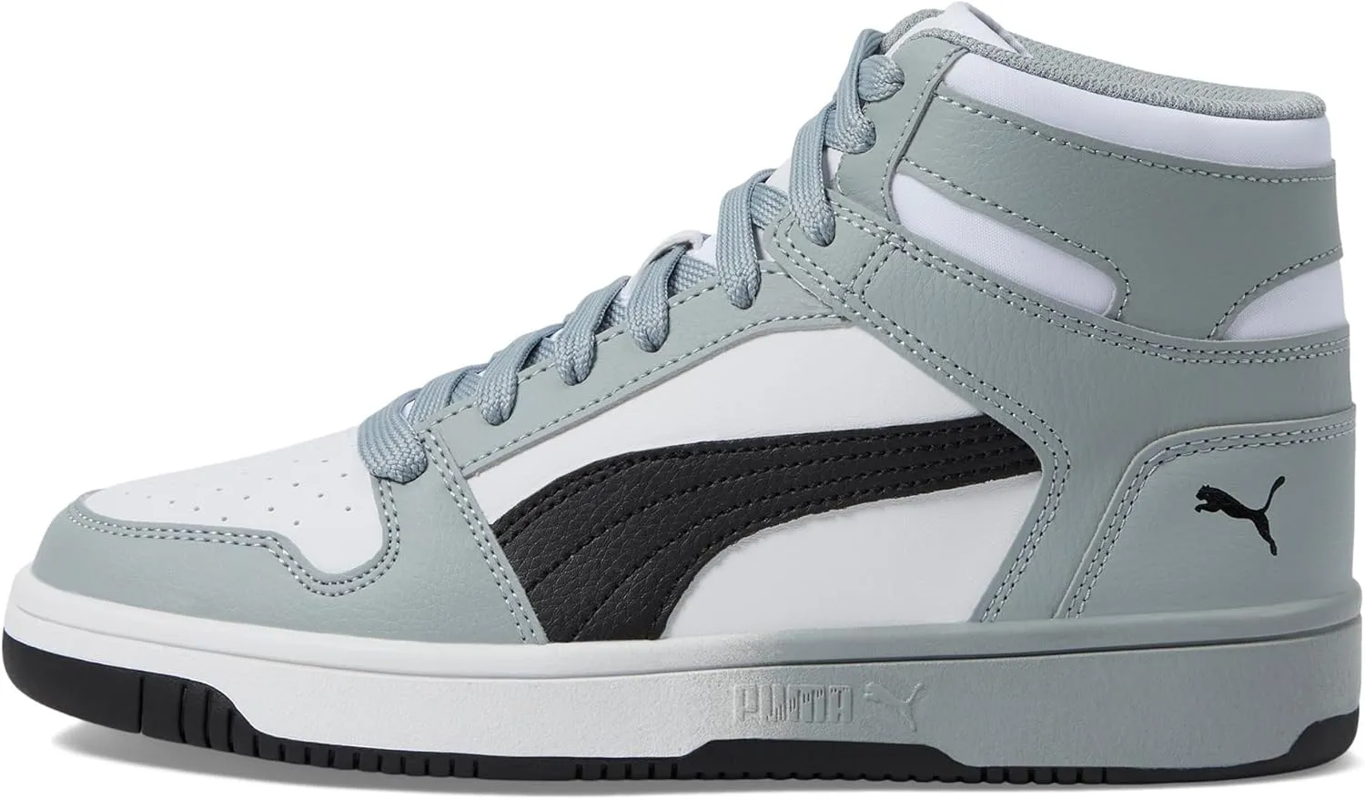 PUMA Unisex-Child Rebound Layup Synthetic Leather Hook and Loop Sneaker