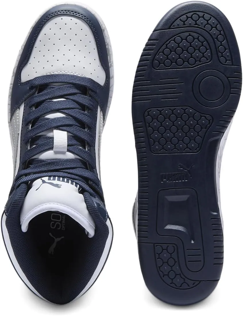 PUMA Unisex-Child Rebound Layup Synthetic Leather Hook and Loop Sneaker