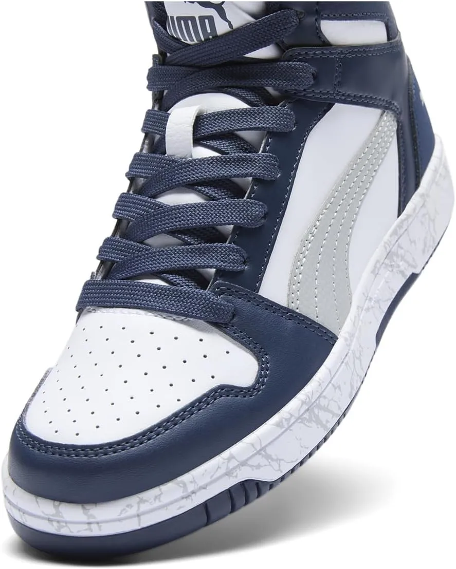 PUMA Unisex-Child Rebound Layup Synthetic Leather Hook and Loop Sneaker