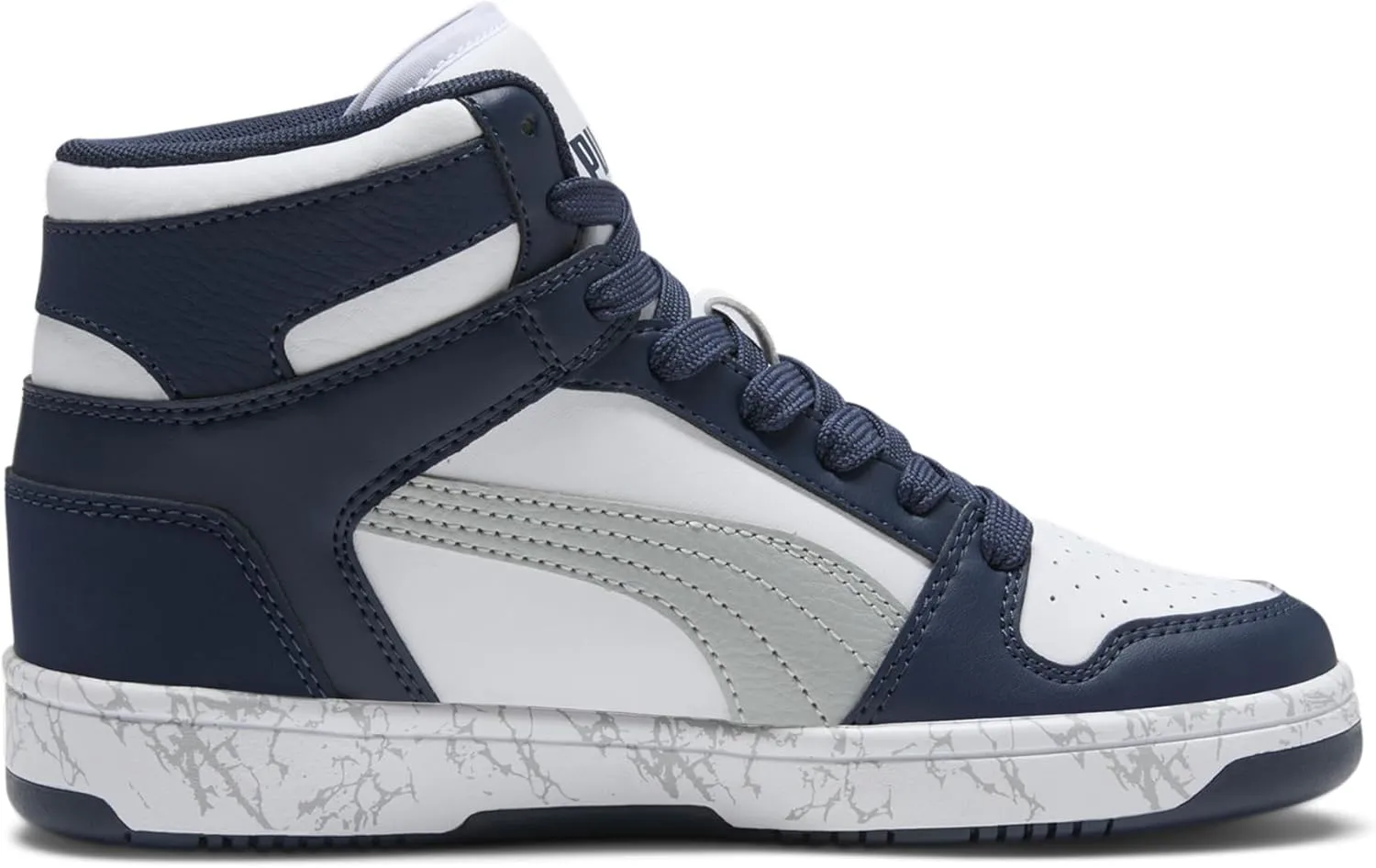 PUMA Unisex-Child Rebound Layup Synthetic Leather Hook and Loop Sneaker