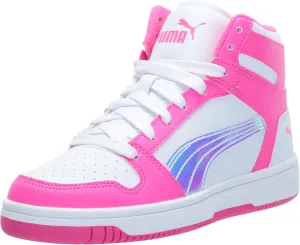 PUMA Unisex-Child Rebound Layup Synthetic Leather Hook and Loop Sneaker