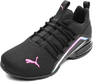 PUMA Women's Axelion Cross Training Shoes, Black-Rose Gold, 8
