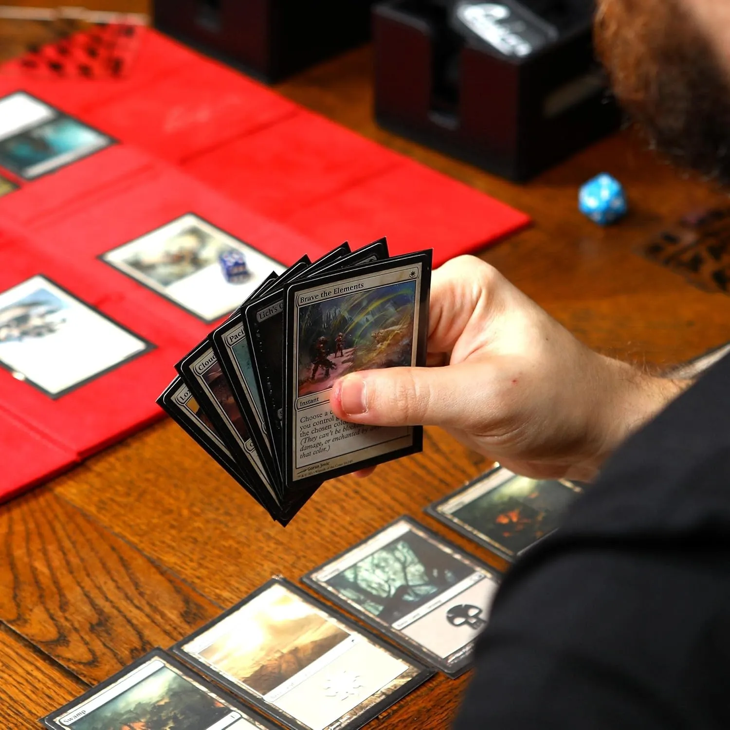 Quiver Time 200 Artemis Standard Size Black Card Sleeves fits Magic: The Gathering Cards - Single Matte TCG Card Protectors Deck Sleeves for Cards for Double Sleeving (66x93mm)