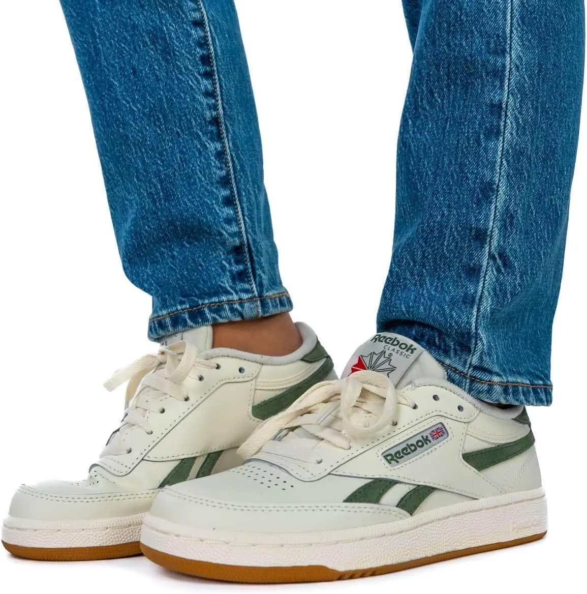 Reebok Club C Revenge Kirik Beyaz Kadın Sneaker Ayakkabı 100033098 Ekru