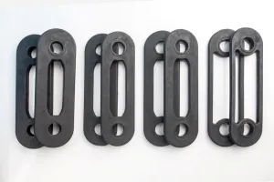 Replacement Band Set for Body by Jake Machines 4 Pairs (2) 25lb Bands   (2) 10lb Bands   (2) 5lb Bands   (2) 2.5 Bands