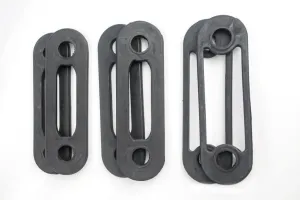 Replacement Weight Band Set 3 Pairs - (2) 10lb Bands   (2) 5lb Bands   (2) 2.5lb Bands - Designed for Body by Jake® Machines