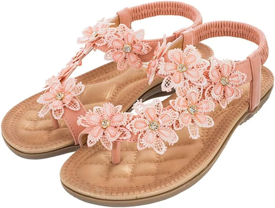 Sandals for Women Platform Women's 2020 Comfy Platform Sandal Shoes Summer Beach Travel Fashion Slipper Flip Flops