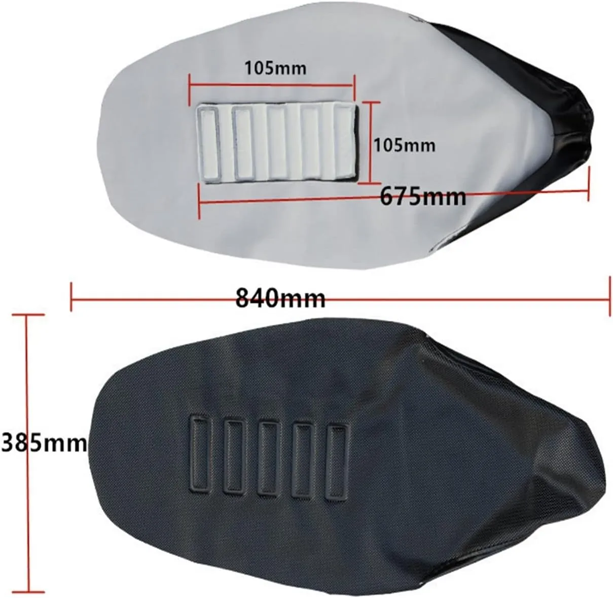 Seat Cushion for BETA X Trainer X-Trainer RR 2015-2019 Motocross Waterproof Rubber Gripper Seat Cover