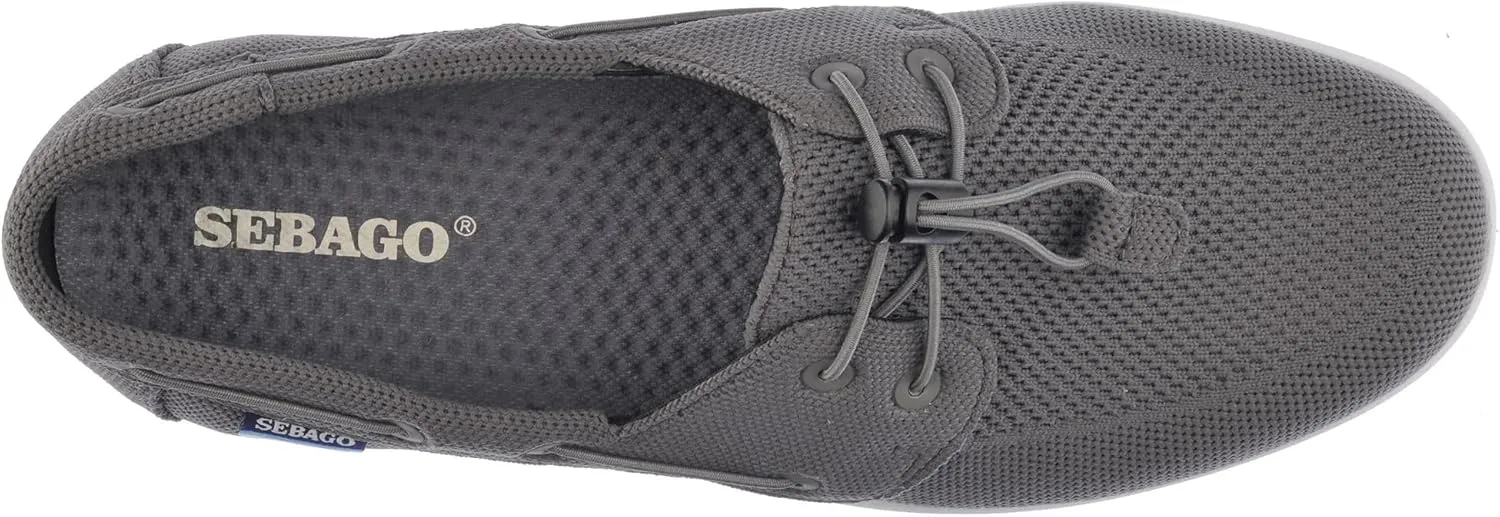 Sebago Monterey Men's Low-Cut Sailing Sneakers – Lightweight Mesh Boat Shoes with Adjustable Toggle Laces & Shock Absorption