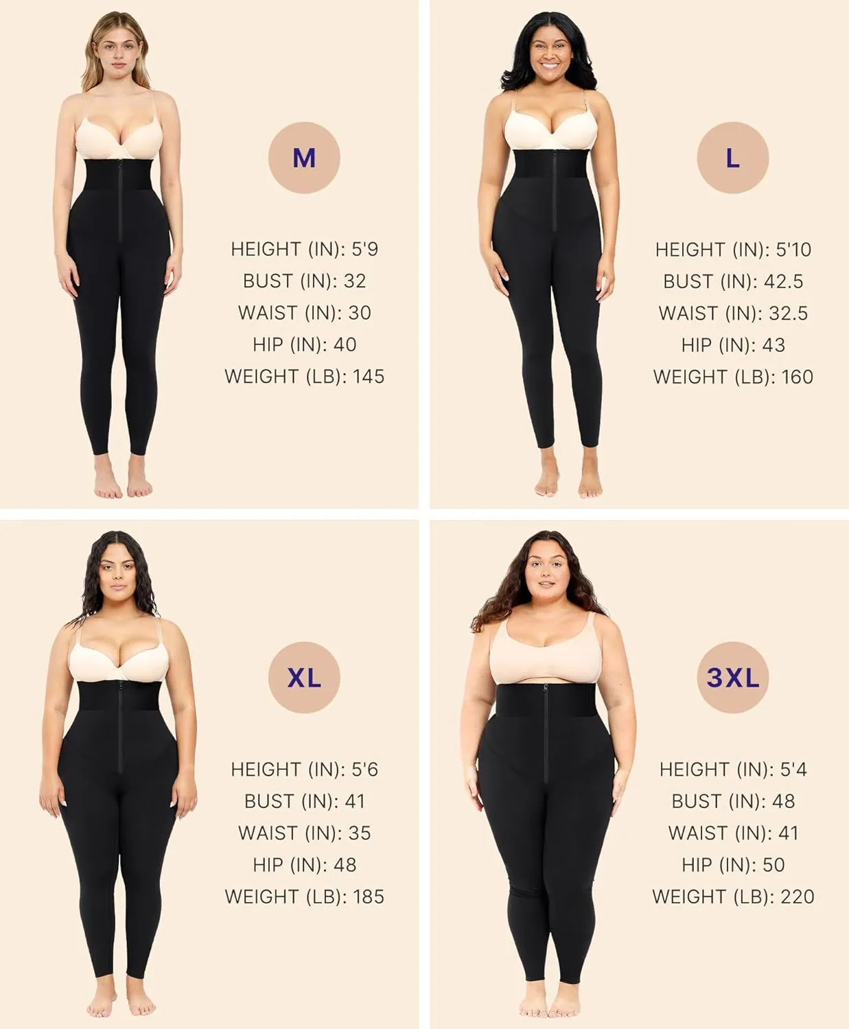 SHAPELLX Women High Waist Leggings Tummy Control ElasticFuse Waistband Shaping Leggings Waist Trainer Yoga Pants