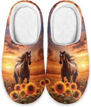 Showudesigns Indoor Winter Home Slippers Size 4-12 Fuzzy Warm
