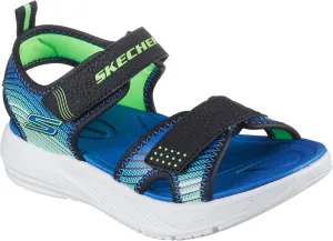 SKECHERS Boy's Microspec-Splash Sandal