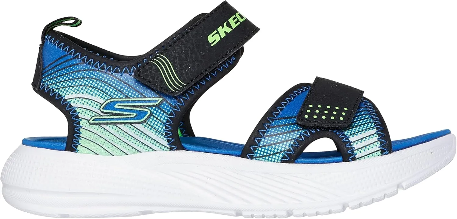 SKECHERS Boy's Microspec-Splash Sandal
