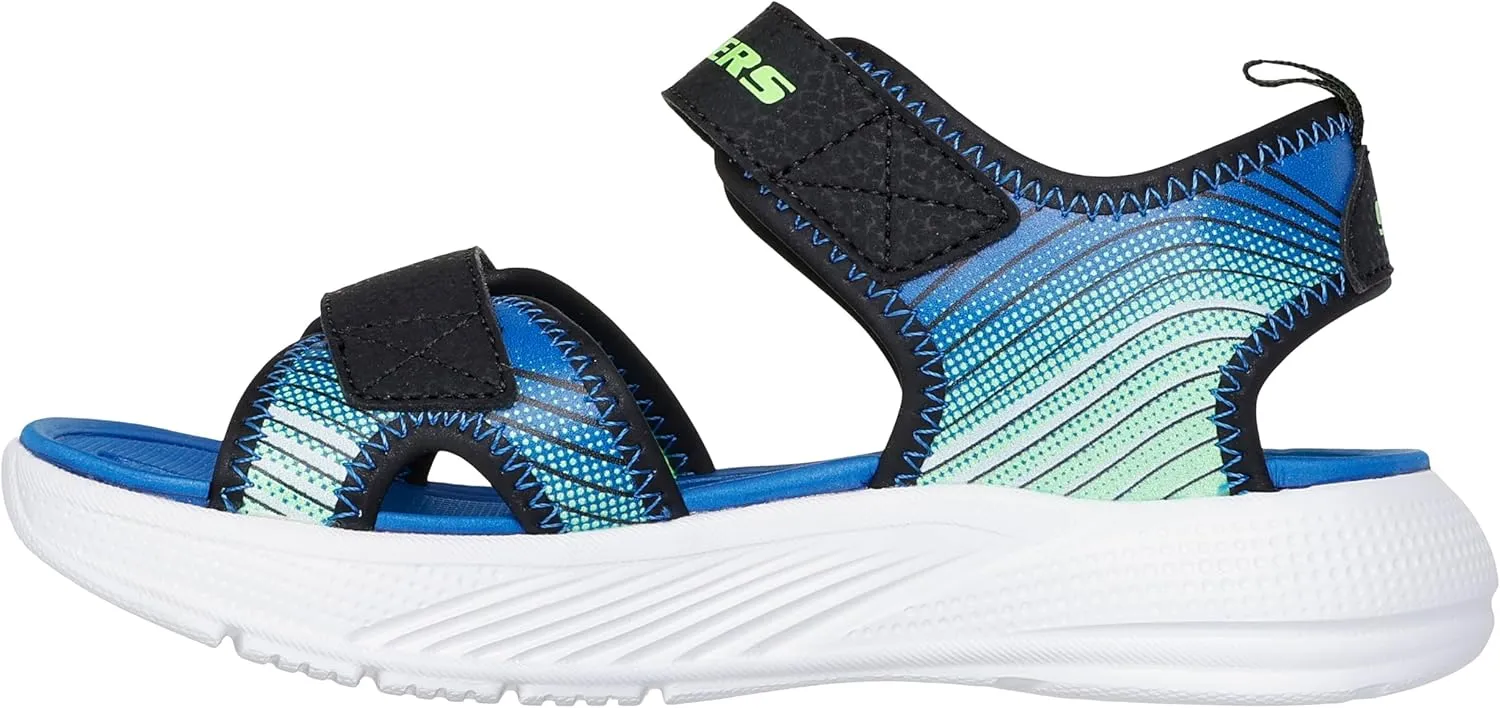 SKECHERS Boy's Microspec-Splash Sandal