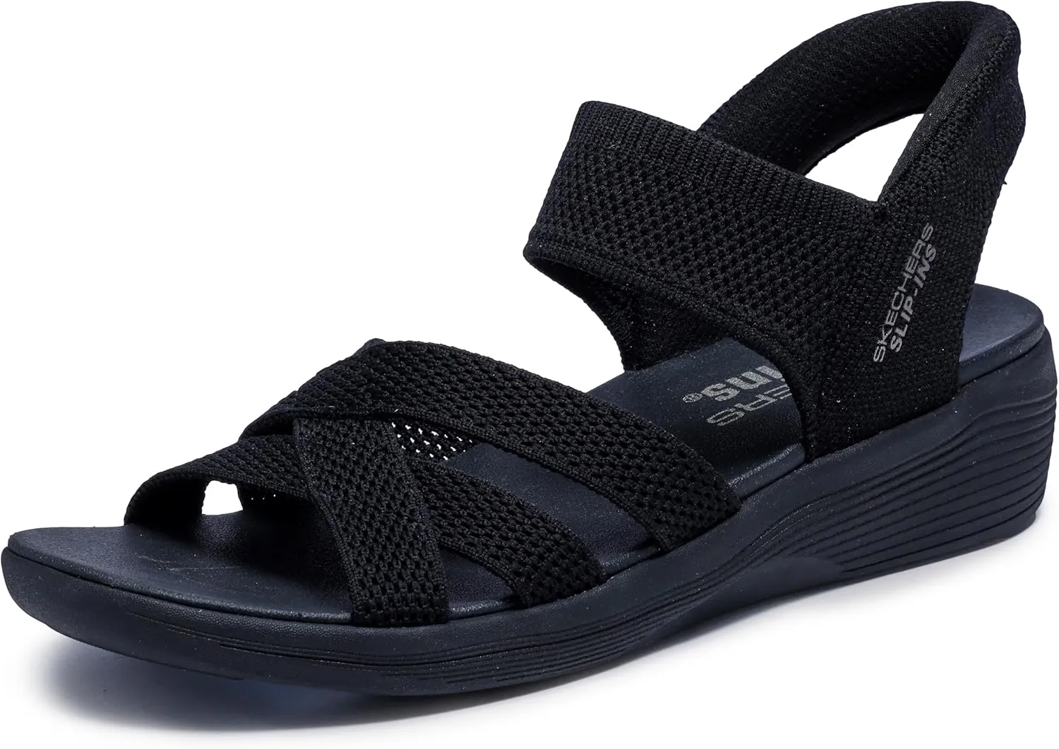 Skechers Women's Arya-Cooling Off Hands Free Slip-ins Wedge Sandal