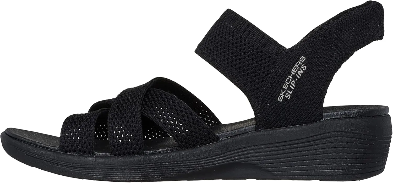 Skechers Women's Arya-Cooling Off Hands Free Slip-ins Wedge Sandal