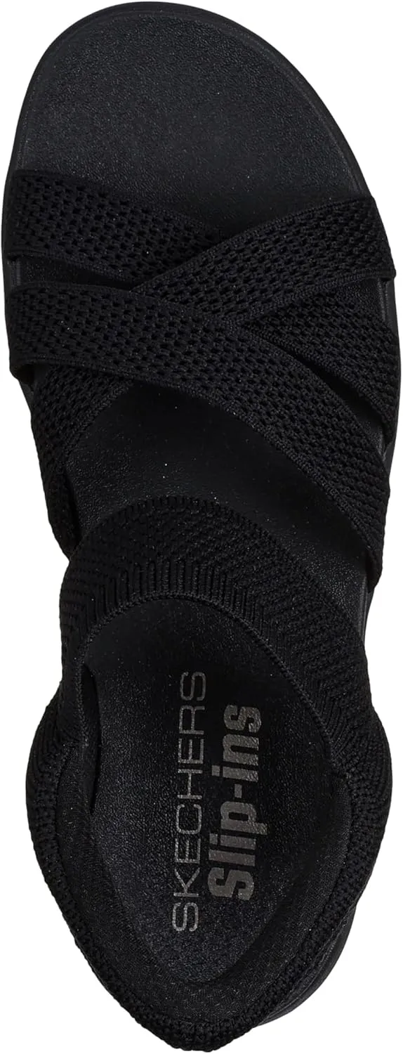 Skechers Women's Arya-Cooling Off Hands Free Slip-ins Wedge Sandal