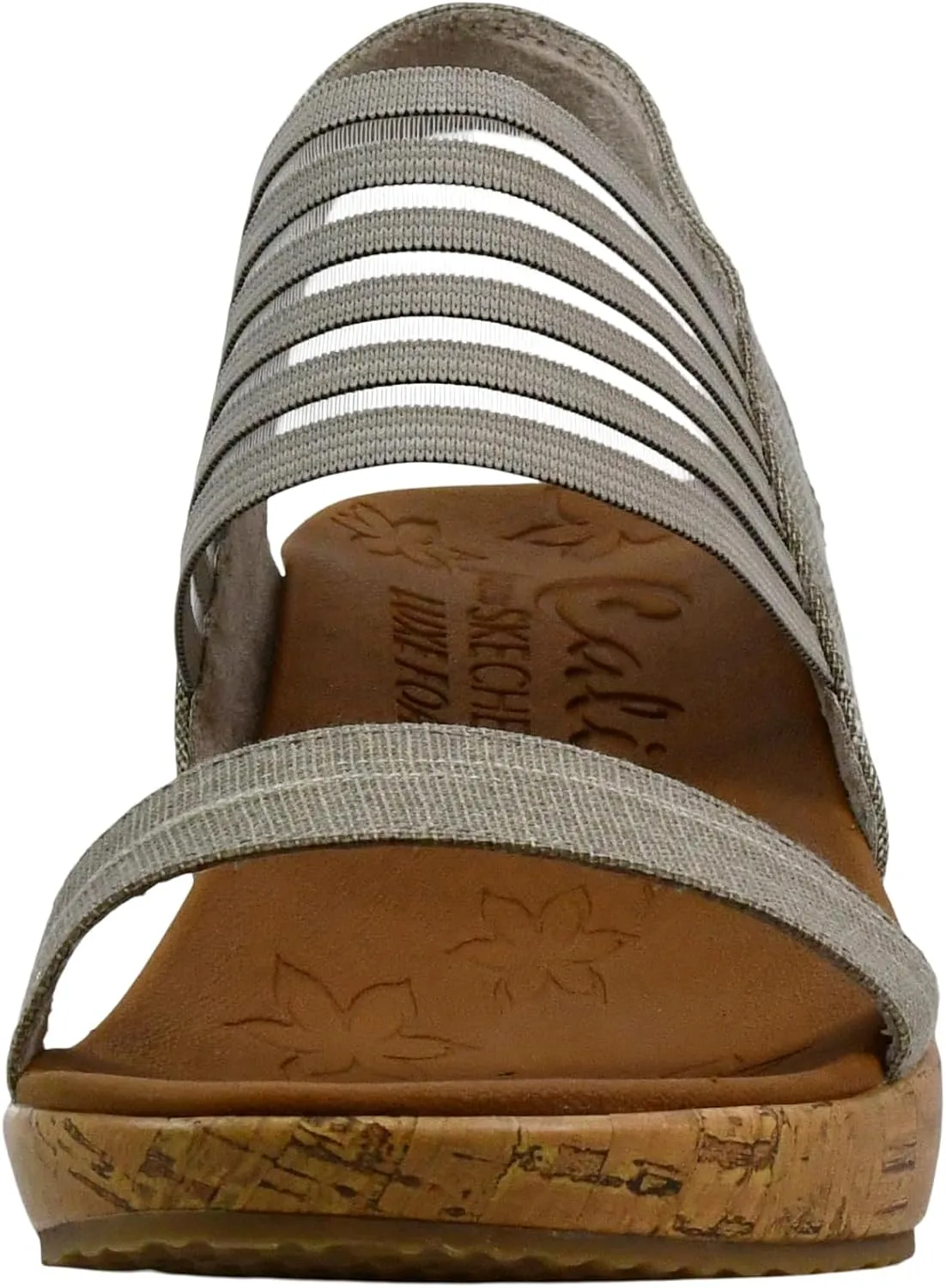 Skechers Women's Beverlee Smitten Kitten Wedge Sandal