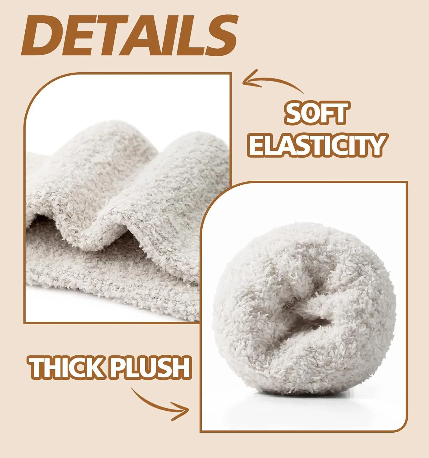 Slipper Socks for Women Men Grip Hospital Socks with Grips Fuzzy Non Slip Warm Womens Gifts