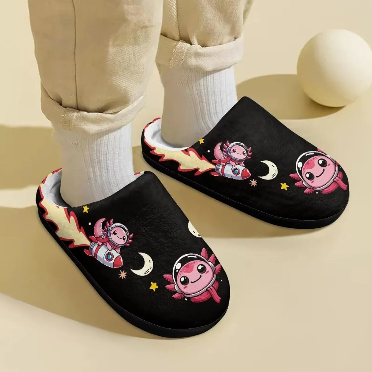 Slippers for Kids Anti-slip Plush Slippers Comfy House Slippers Warm House Shoes