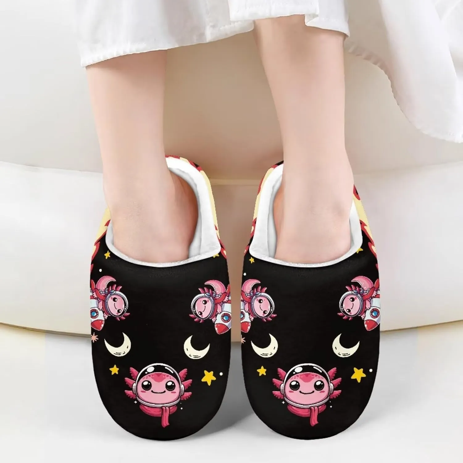 Slippers for Kids Anti-slip Plush Slippers Comfy House Slippers Warm House Shoes