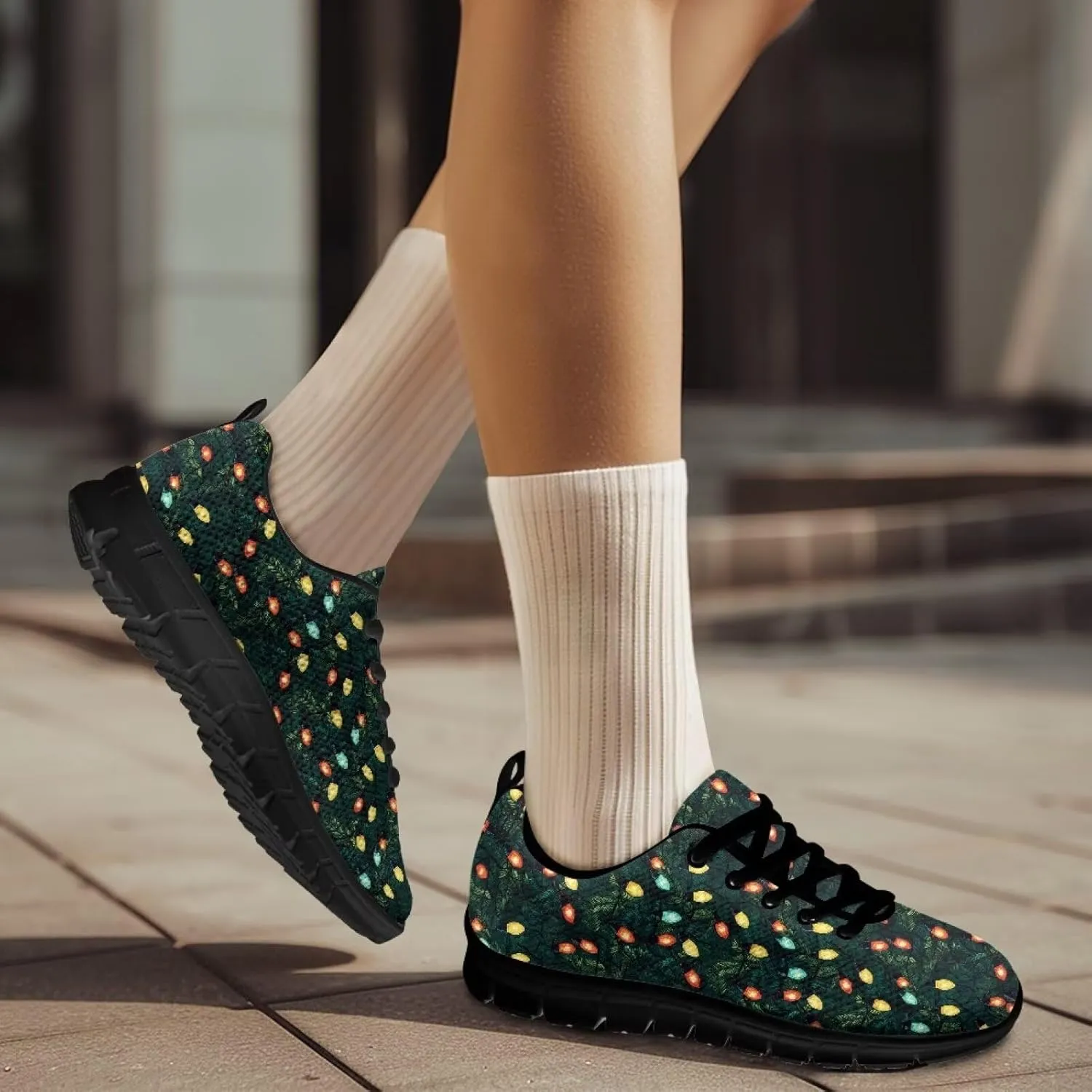 Sneakers Women Comfortable Breathable Non-Slip Tennis Hiking Workout Shoes for Women Holiday Running Sneakers US 5-12