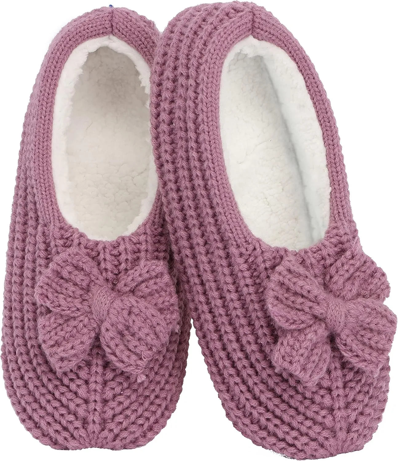 Snoozies Crochet Rib - Womens Slippers - Cozy Slippers for Women