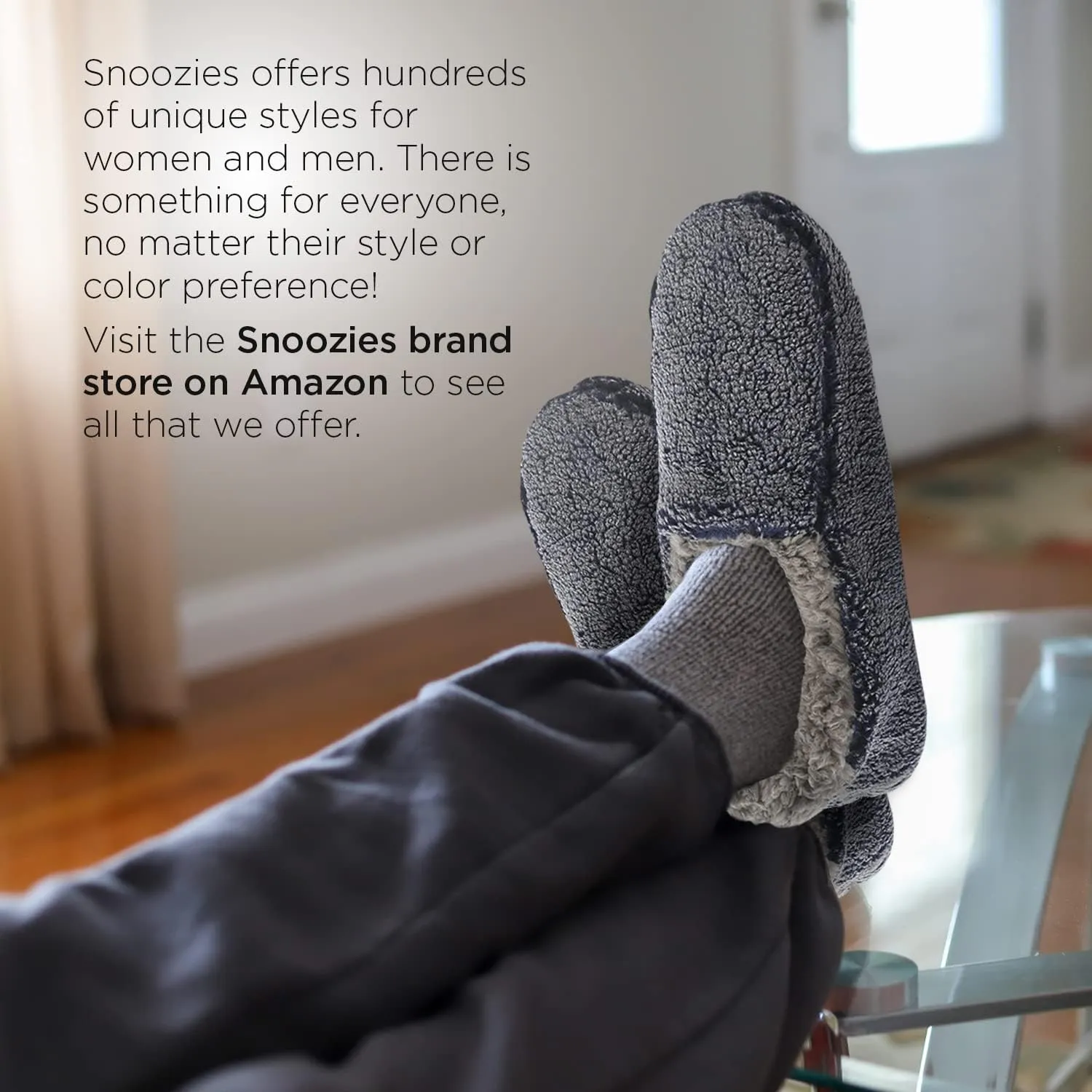 Snoozies Mens Slippers | Slippers for Men | Mountain