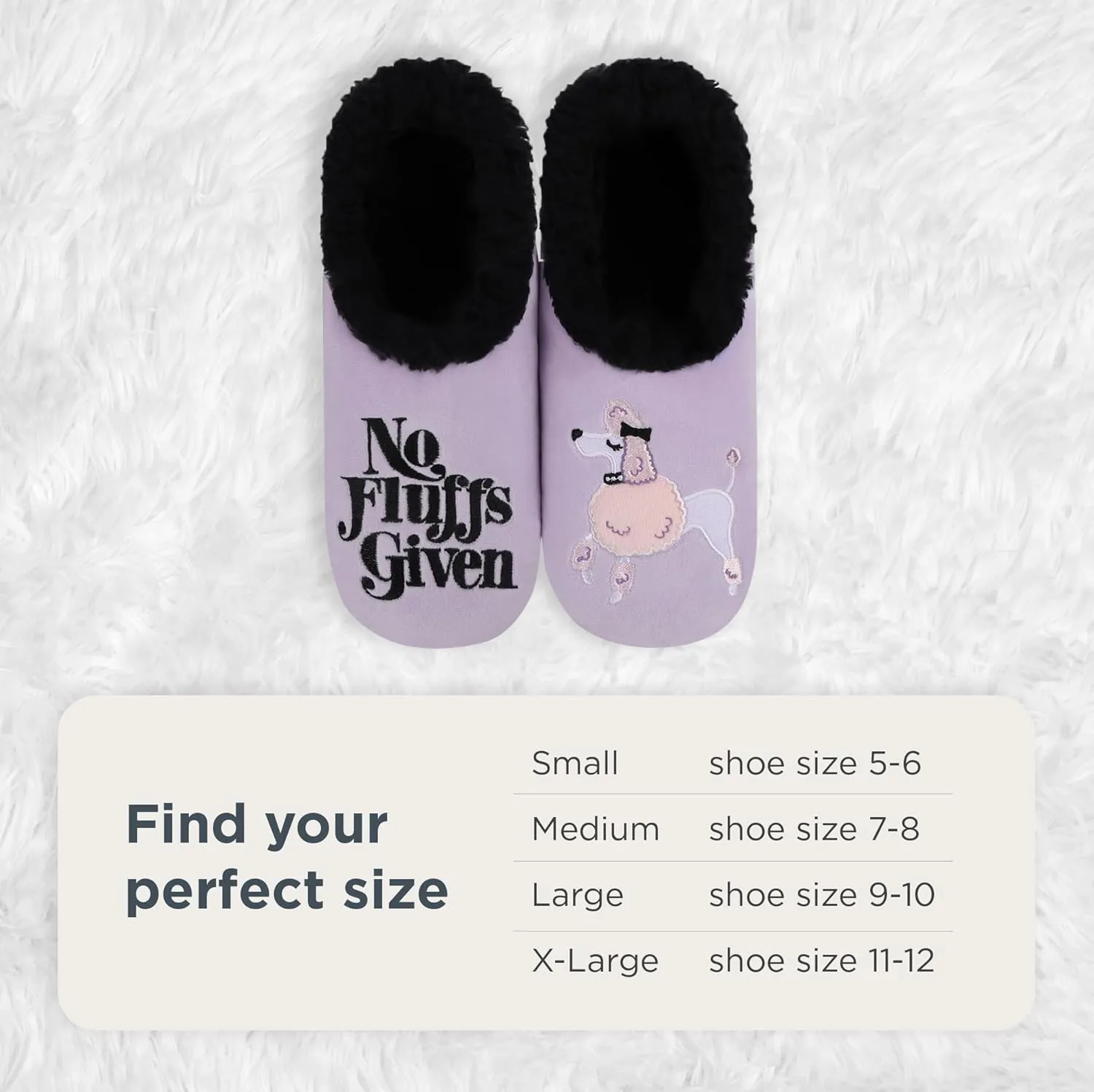 Snoozies Pairable Slipper Socks - Non-Slip Fuzzy Slippers for Women