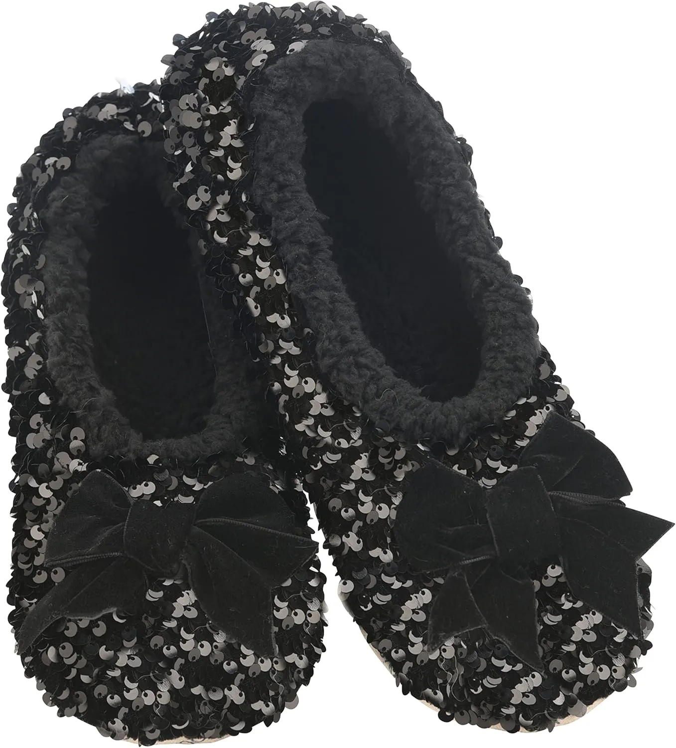 Snoozies Womens Glamour Bling Ballerina