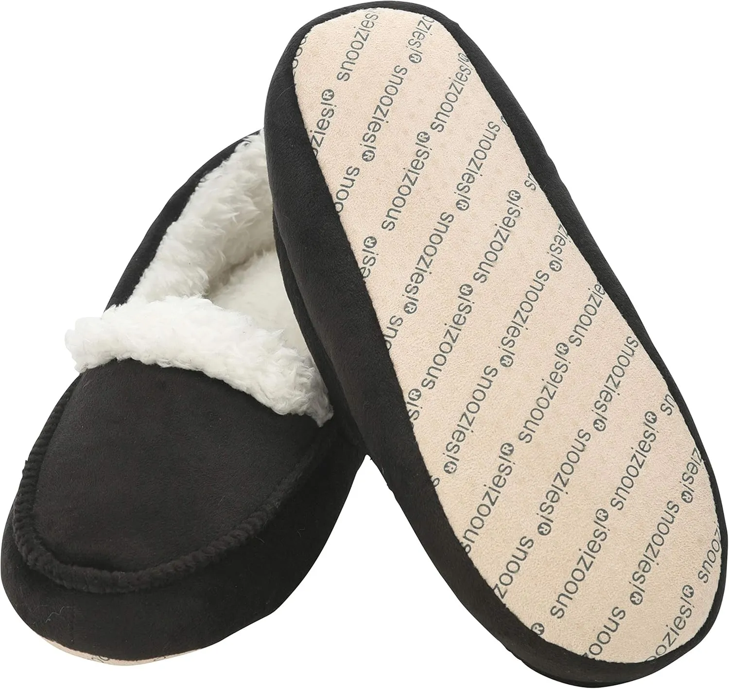Snoozies Womens Slippers Soft-Moc