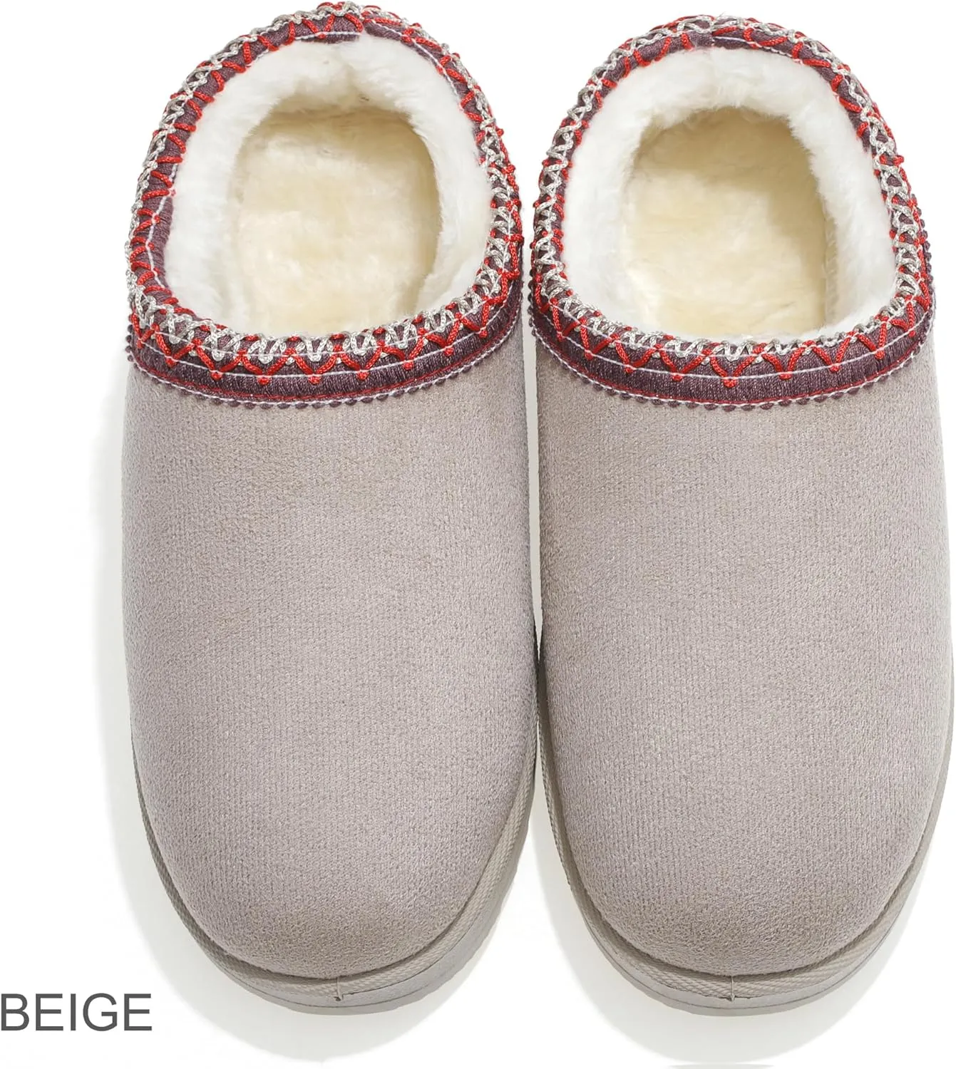 Snow Boots Slippers for Women Indoor Outdoor Girls Slip On Shoes Comfy Warm Soft Platform House Slipper Winter Ladies Closed Back Boot