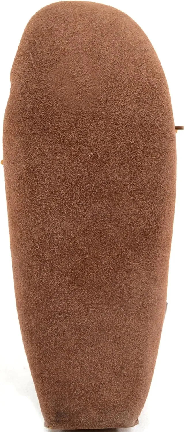 SNUGRUGS Men's Alfie Wool Lined Suede Sole Moccasin Slipper