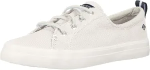 Sperry Top-Sider Women's Crest Vibe Linen Fashion Sneaker White