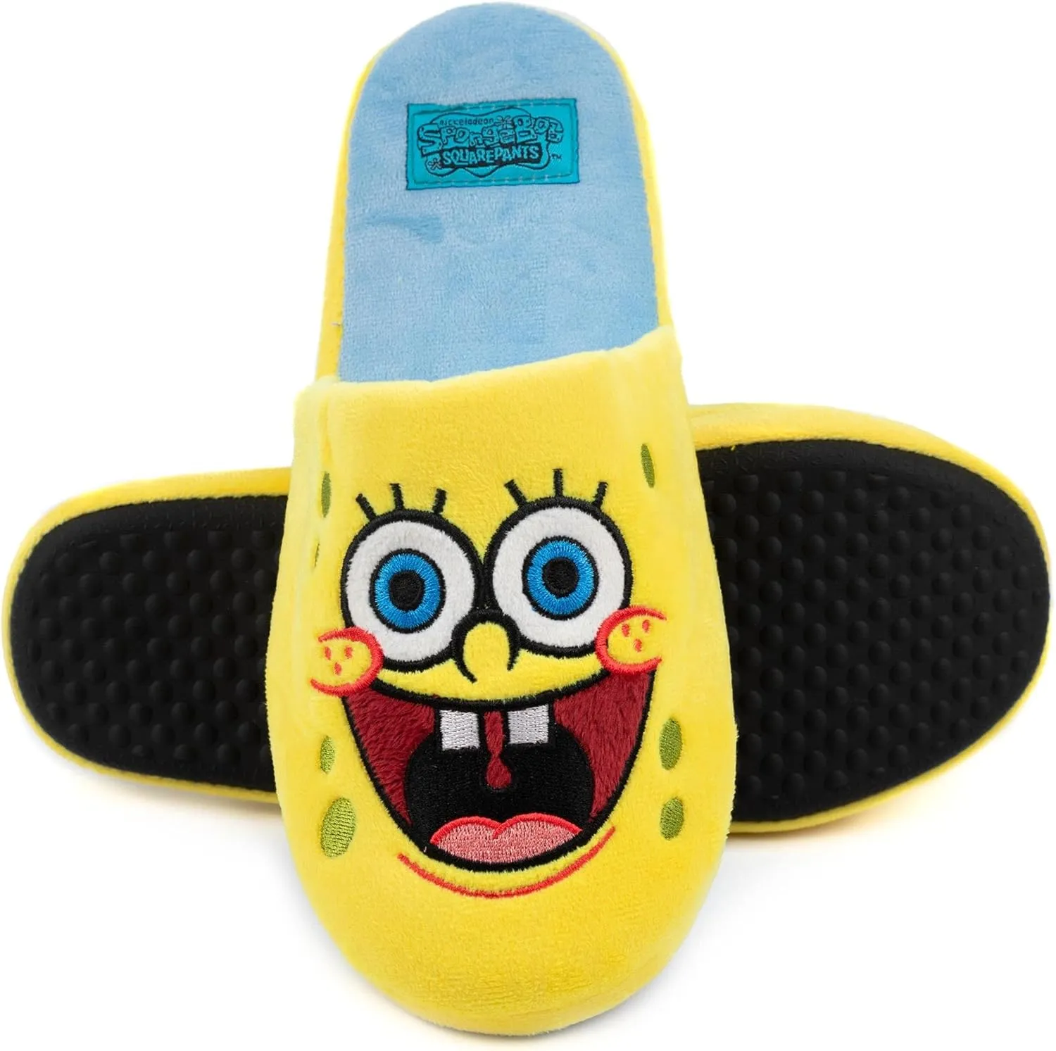 SPONGEBOB SQUAREPANTS Men's Slippers Adult Character House Slider